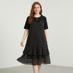 Fashionable Polka Dot Dress