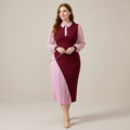Elegant Patchwork Dress