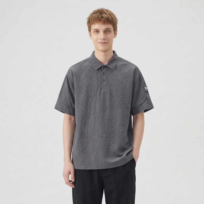 Textured Polo Shirt