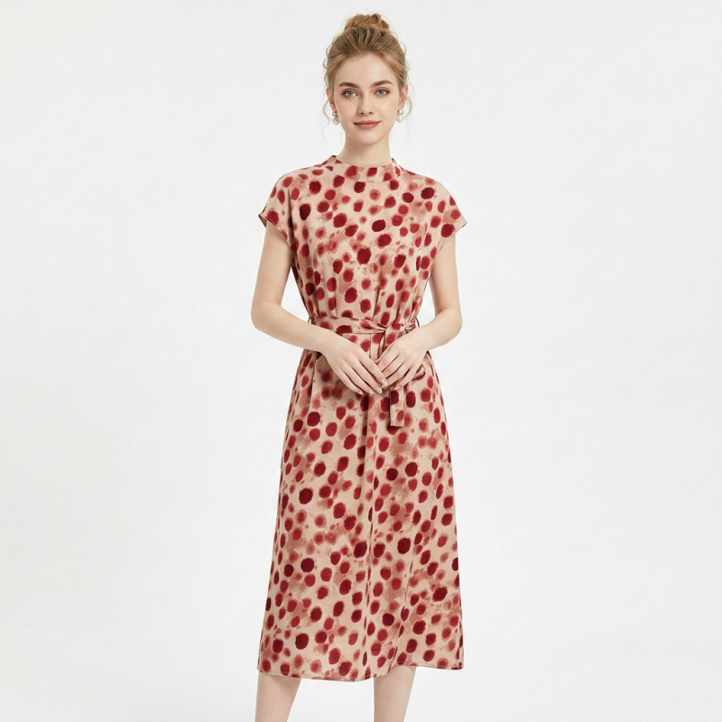 Retro Polka Dot Dress