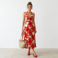 Sexy Backless Halter Neck Dress