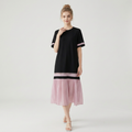 Color-blocked Patchwork Dress