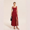 Slit Skirt Suit
