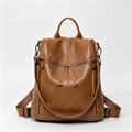 Soft Leather Lightweight Backpack