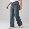 High-waisted Wide-leg Jeans
