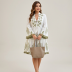 Printed Tassel Dress