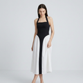 Elegant Color-blocked Dress