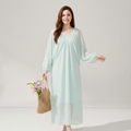 Batwing Sleeve V-neck Dress