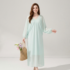 Batwing Sleeve V-neck Dress