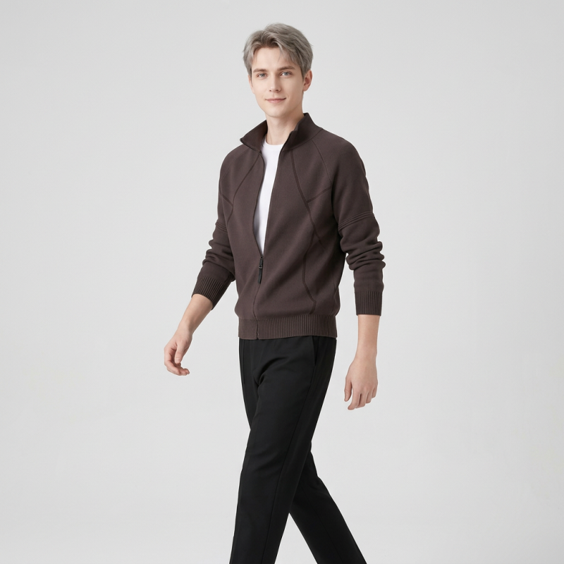 Casual Stand-up Collar Top