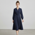 Elegant Long-sleeved Dress