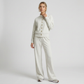 Stand Collar Sweatshirt Set