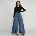 High-waisted Split Jeans