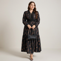 Elegant Floral Print Dress