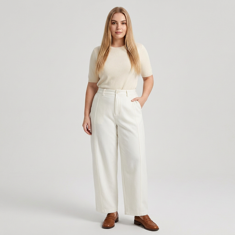 Versatile High-waisted Casual Pants