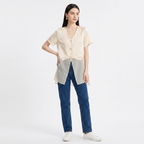 Mesh Patchwork Shirt