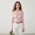 Faux Two-piece Knitwear