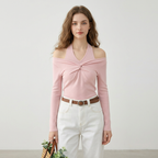 Faux Two-piece Knitwear