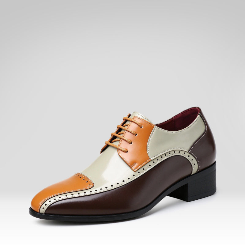 Two-tone Business Leather Shoes