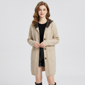 Hooded Mid-length Sweater