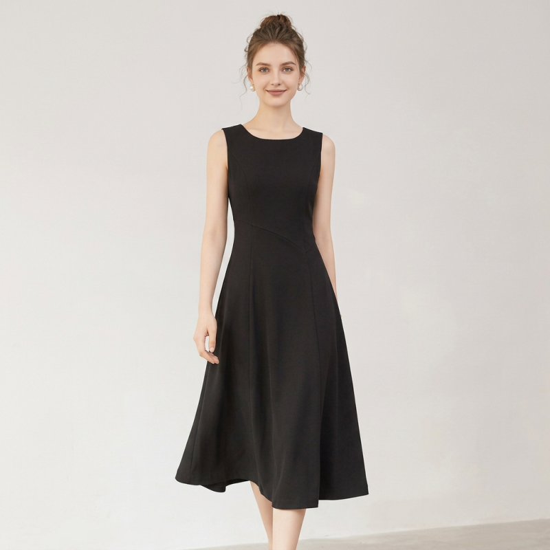French Sleeveless Dress
