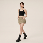 Versatile Low-rise Wide-leg Shorts