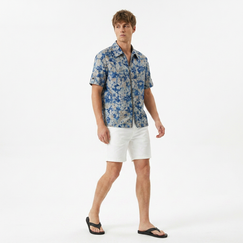 Collared Printed Shirt