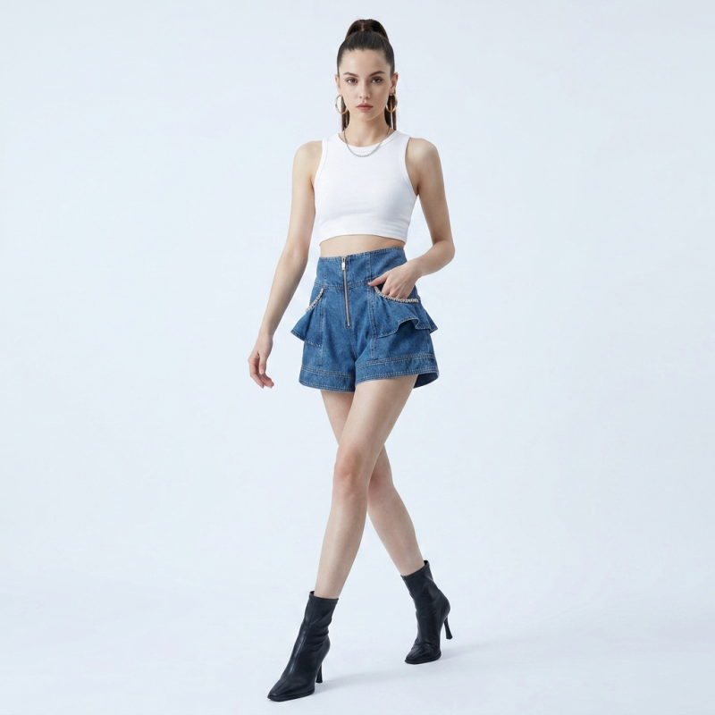 Slimming And Hip-covering Hot Pants