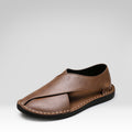 Openwork Closed-toe Sandals