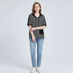 Striped Hooded T-shirt