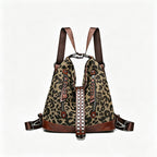 Leopard Print Multi-functional Backpack