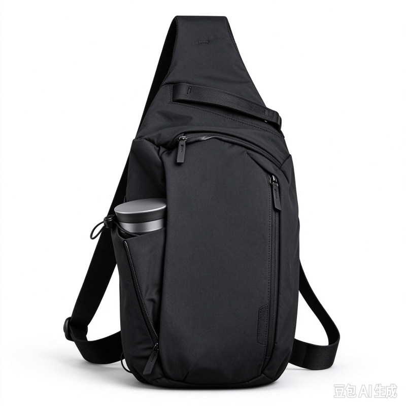 Simple Solid Color Chest Bag