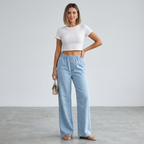 Elastic Waist Jeans
