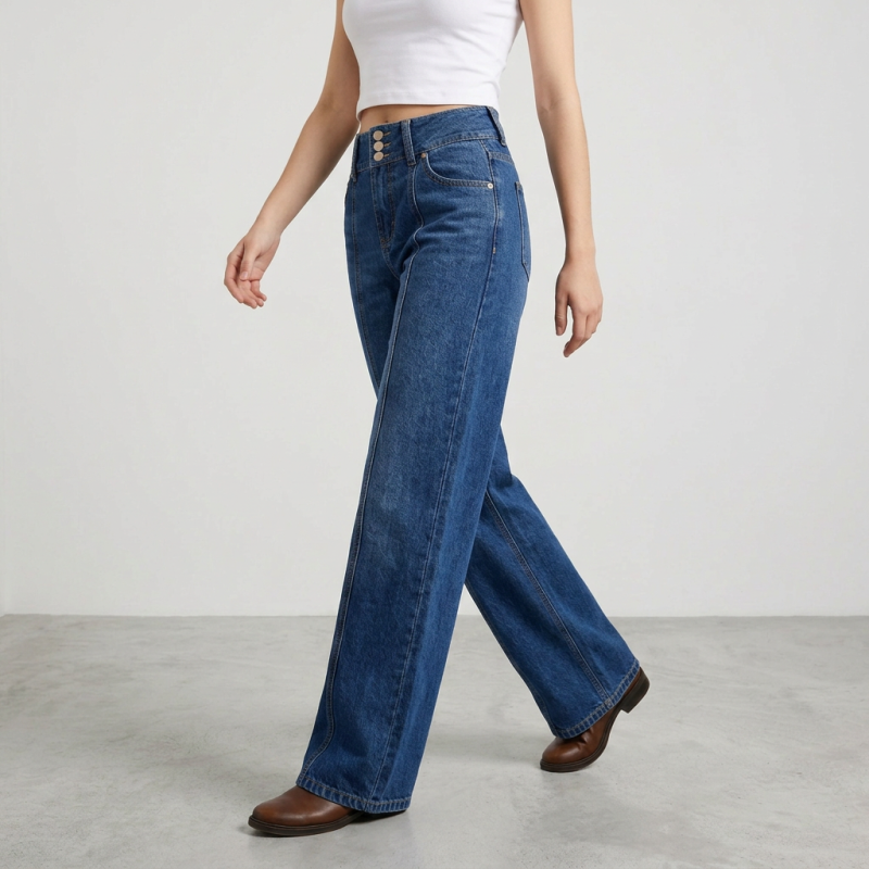 Loose Straight-leg Trousers