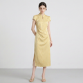 Satin Cheongsam Dress