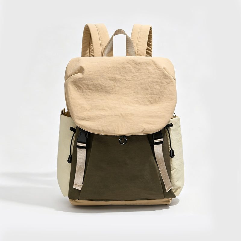 Casual And Lightweight Color-blocked Backpack