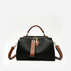 Stylish Soft Leather Boston Bag