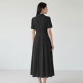 Elegant Fitted Shirt Dress