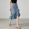 Ruffled Fishtail Skirt