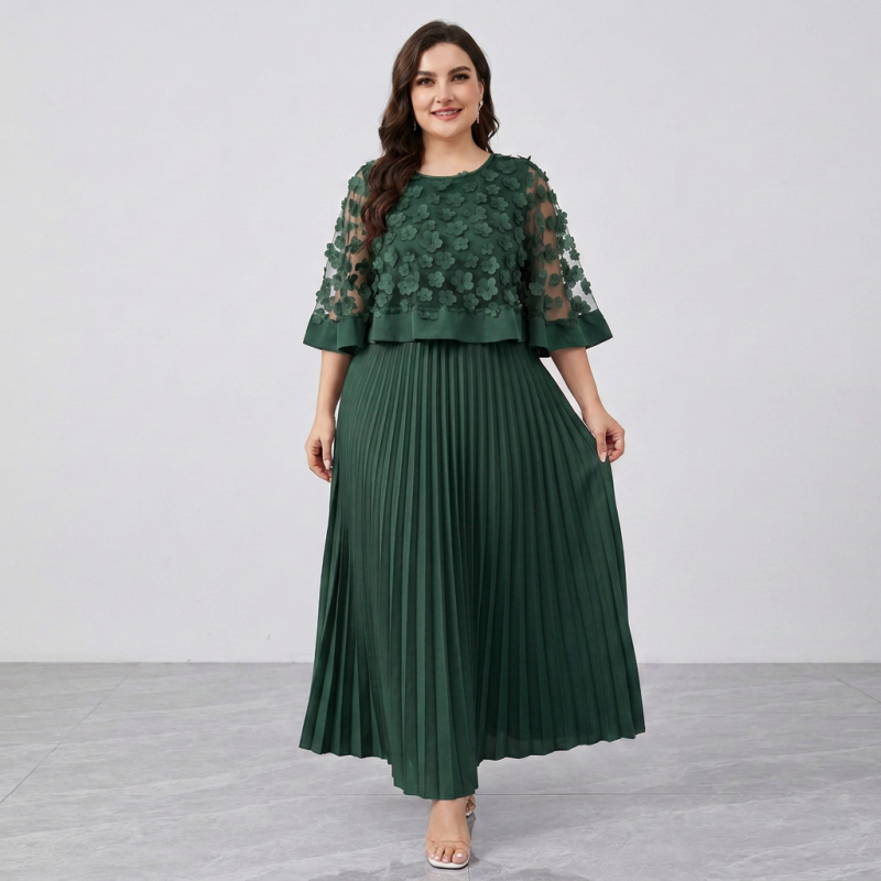 Cape-panel Dress
