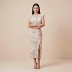 High-end Striped Dress