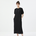 Retro Pleated Patchwork Skirt