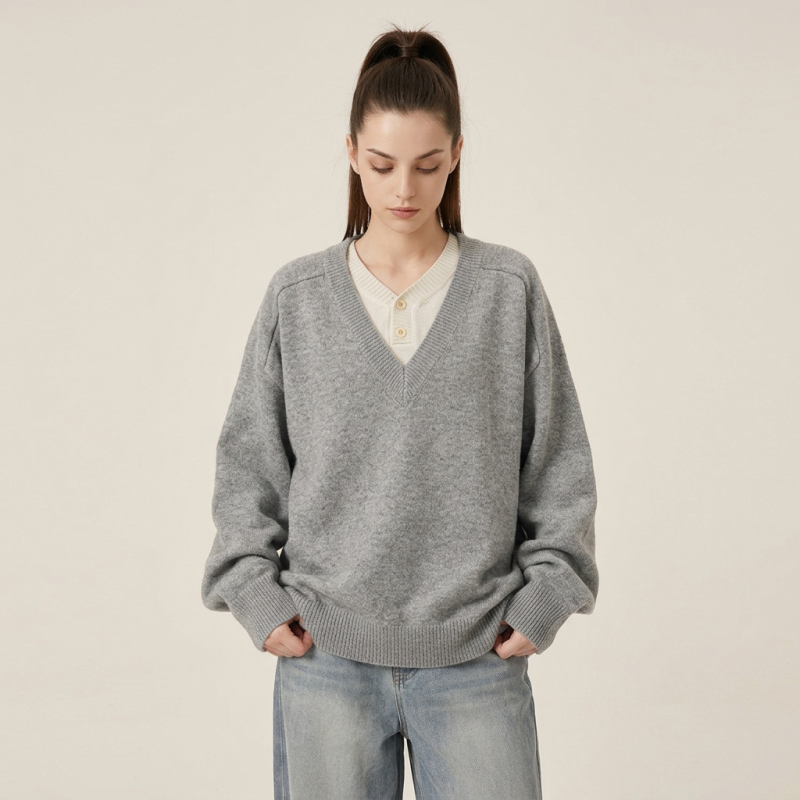 Simple Loose Knitwear