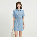 Fitted Denim Dress