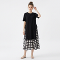Korean Style Patchwork Dress