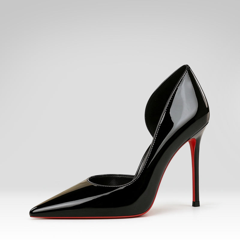Pointed-toe Patent Leather High Heels