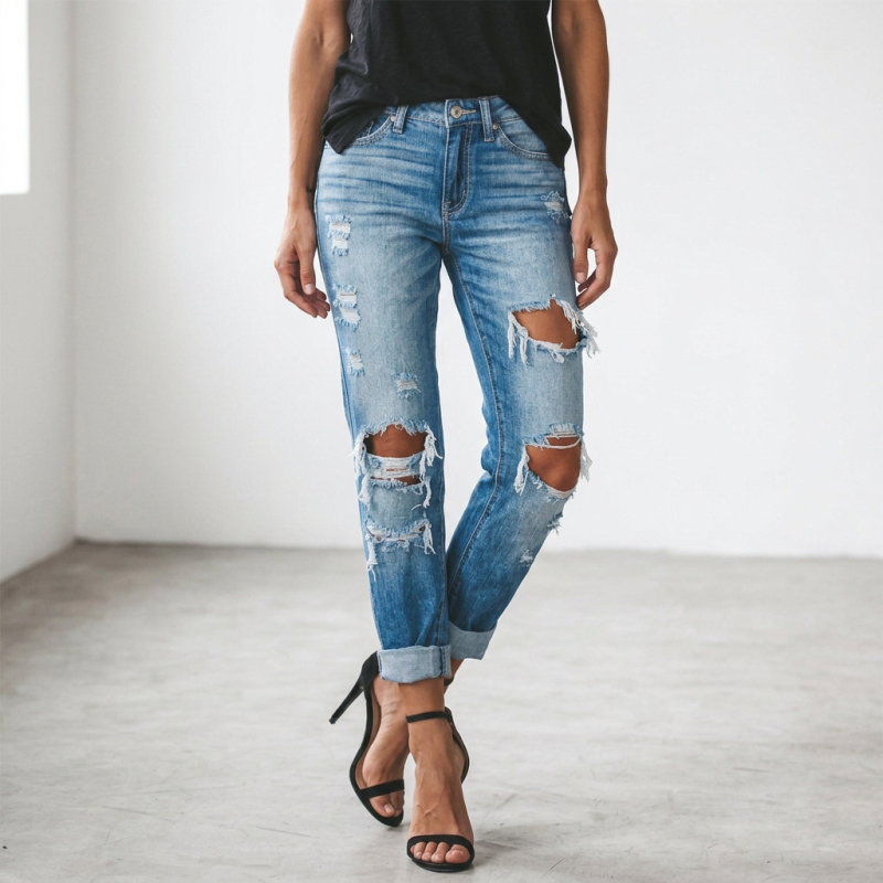 Ripped Fashion Jeans