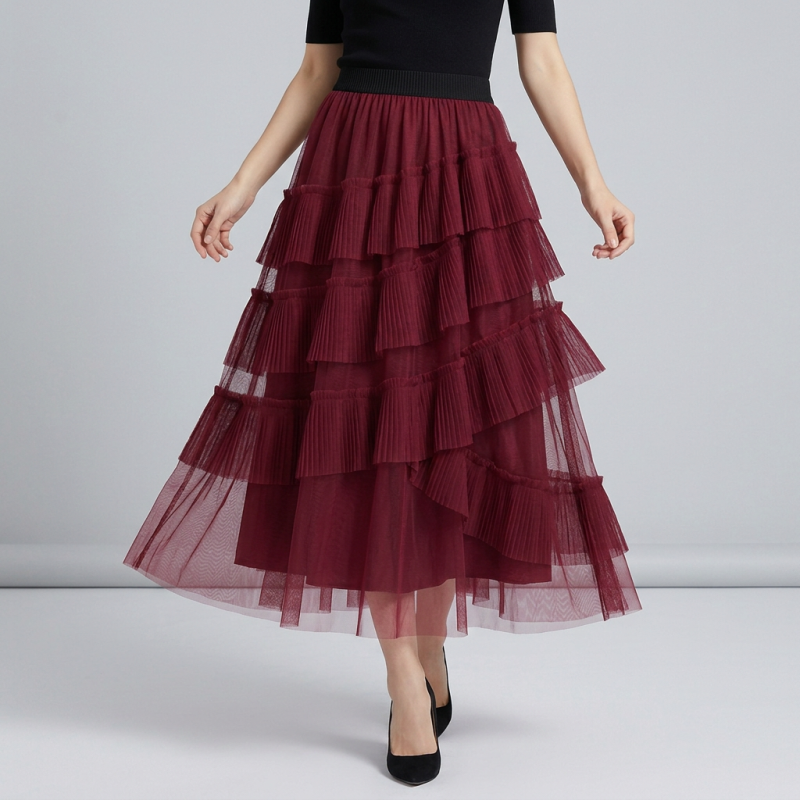 Multi-layered Cake Skirt