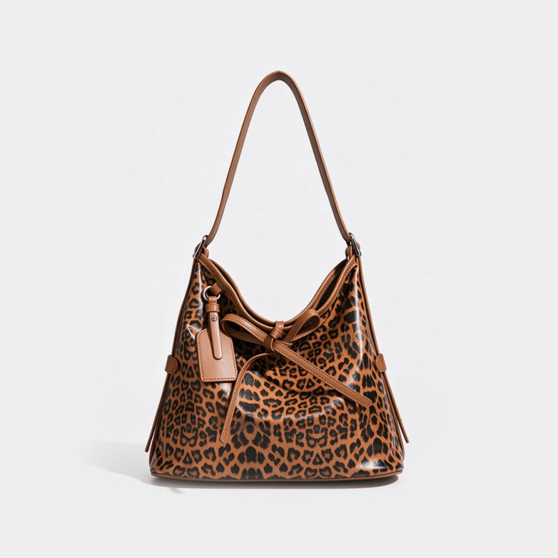 High-end Leopard Print Tote Bag