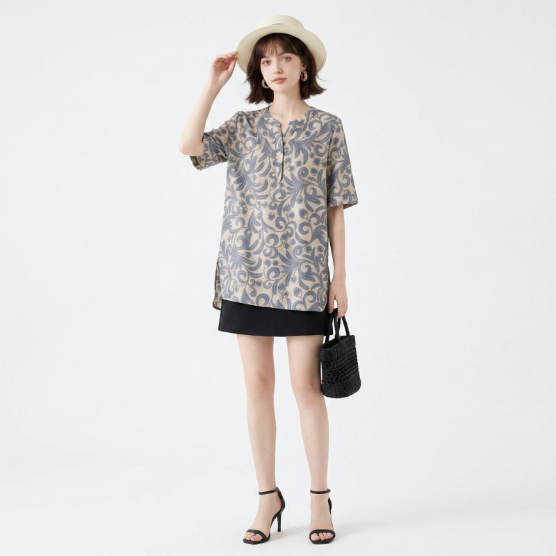 Loose-fitting Slimming Top